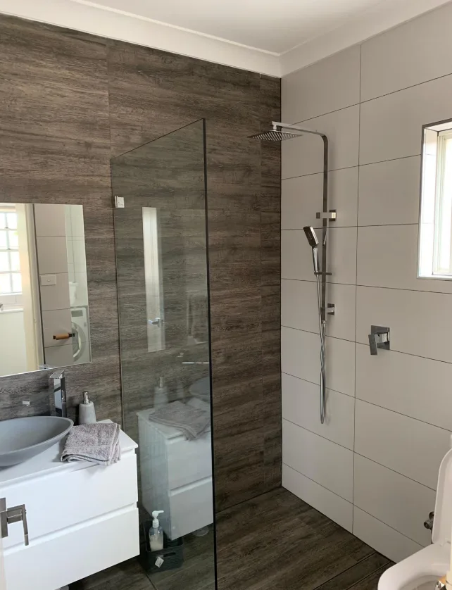 Finished bathroom from the J.K Waterproofing Solutions project gallery